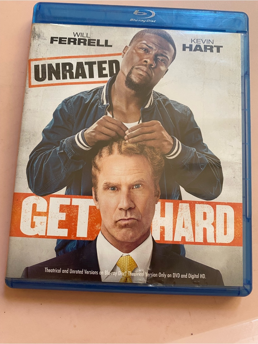 Get Hard Blu-ray Disc in Blue Case – Will Ferrell & Kevin Hart (Unrated)